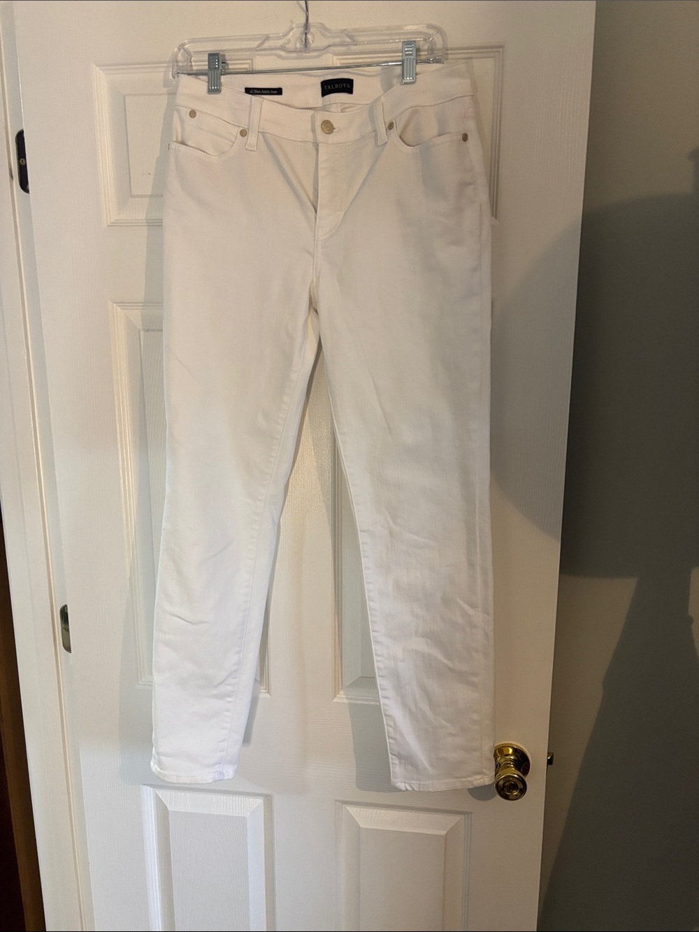 Talbots White Skinny Jeans Size 4